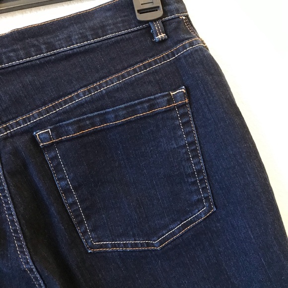 Gloria Vanderbilt Denim Blue Jeans Womens Size 10 Short Amanda Dark Wash - Picture 5 of 10